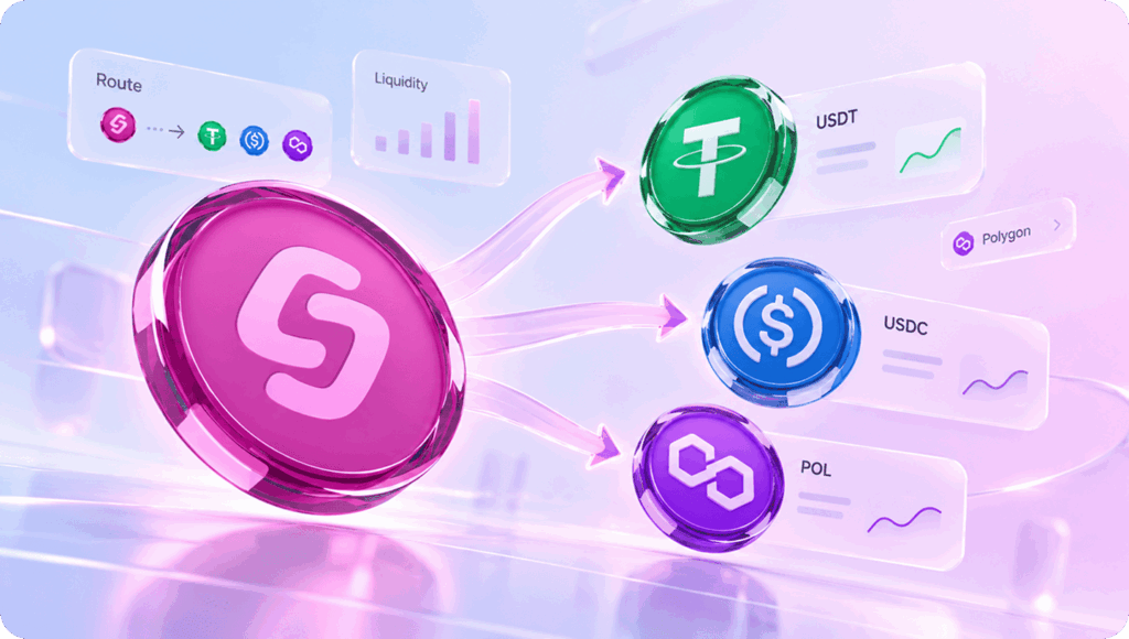 Как обменять SPUSD на другие токены